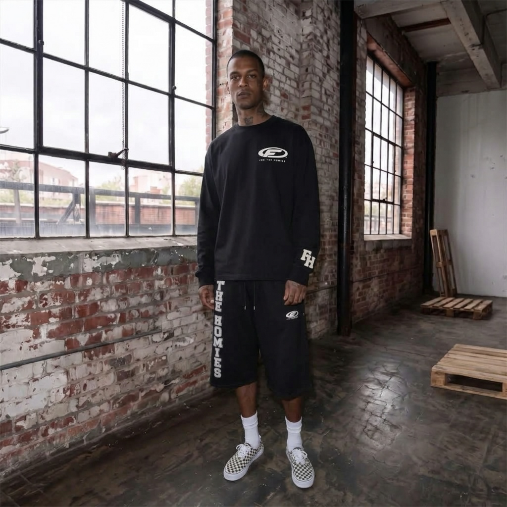 Long sleeve staple tee