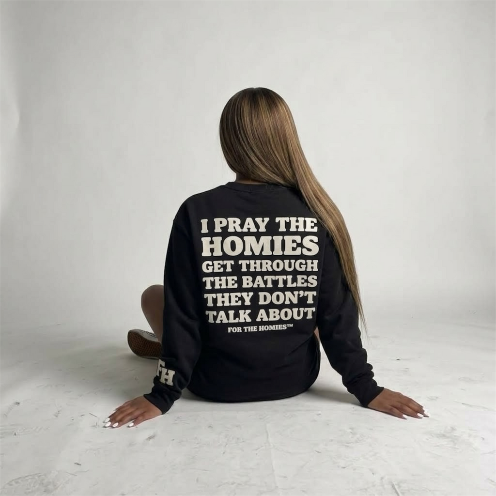 Long sleeve staple tee