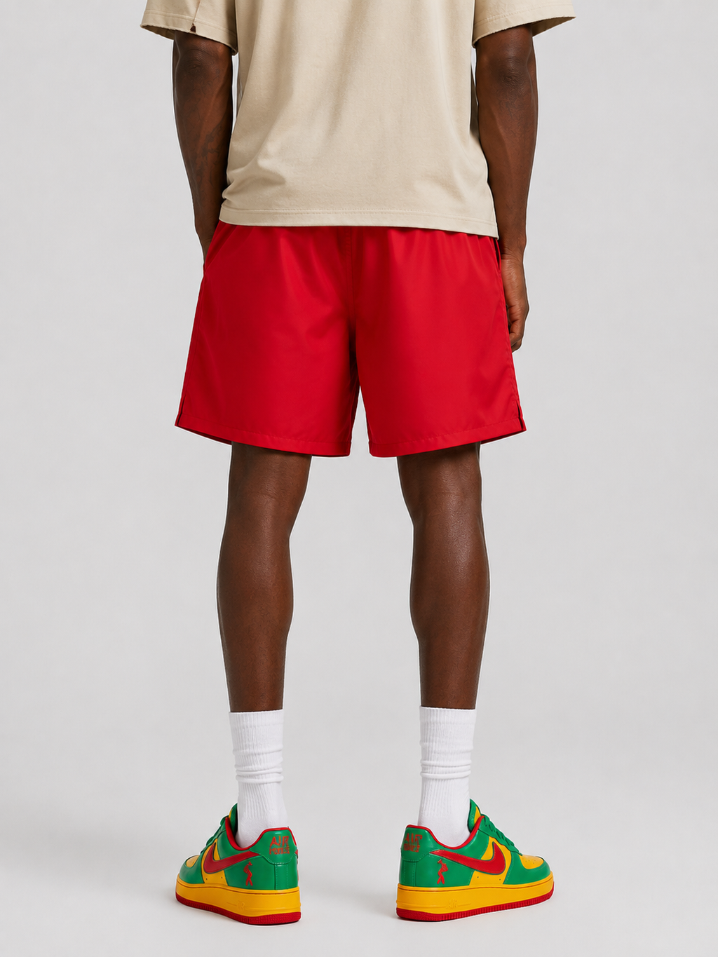 THE HOMIES EVERYDAY SHORTS RED
