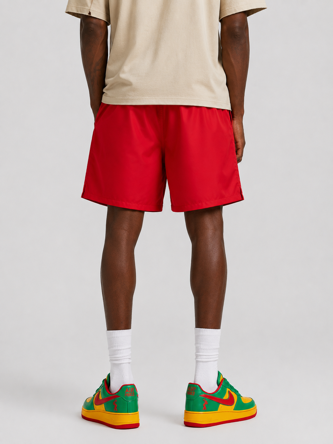 THE HOMIES EVERYDAY SHORTS RED