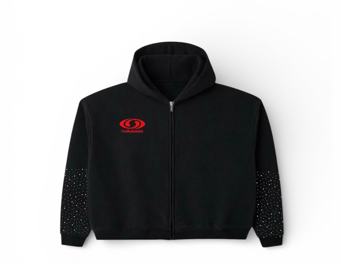 Spiral Zip Hoodie