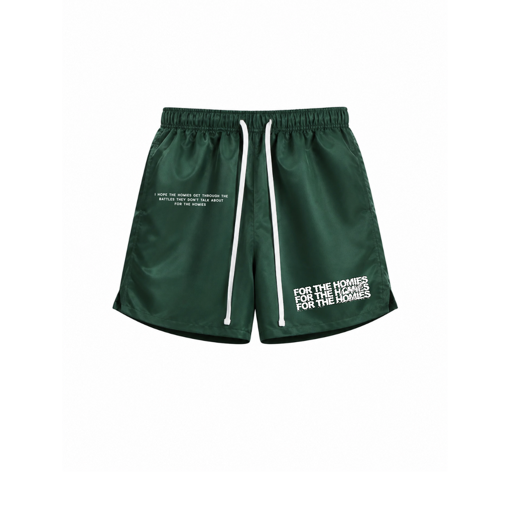 THE HOMIES EVERYDAY SHORTS GREEN