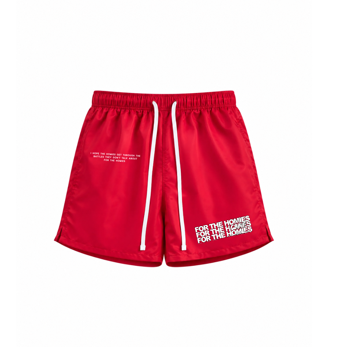 THE HOMIES EVERYDAY SHORTS RED